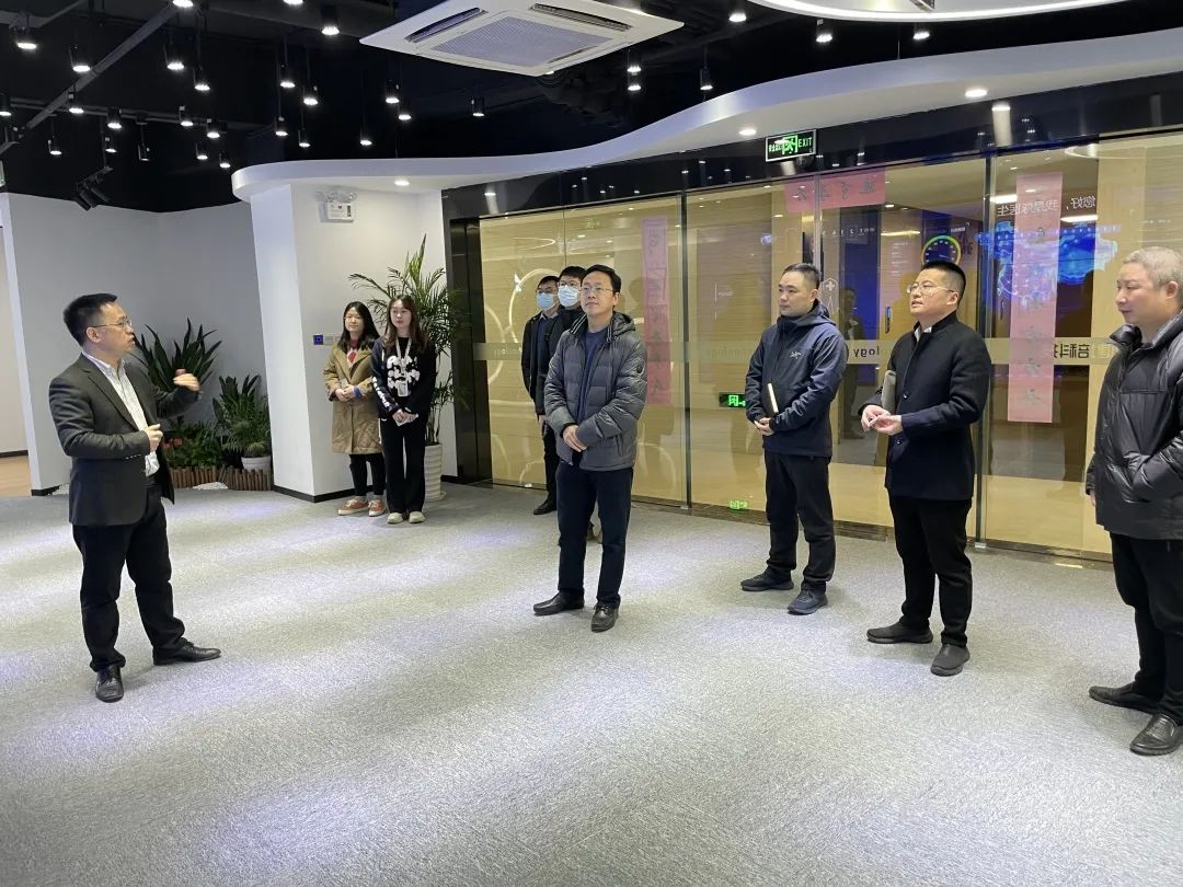 杭州市投资增进局副局长蔡儒杰一行莅临健培科技考察调研-新闻动态|健培科技